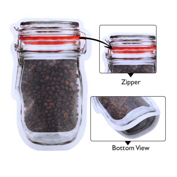 rosted Jar-Shaped Pouch
