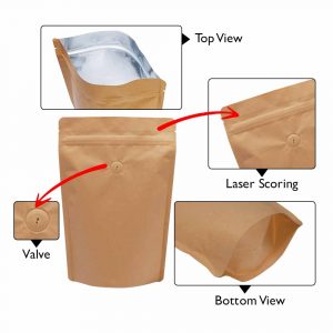 brown paper pouch